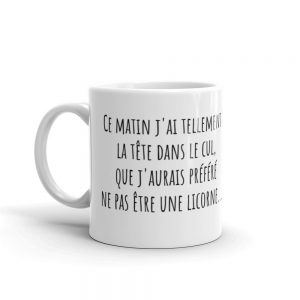 Mug « Tête dans le… »