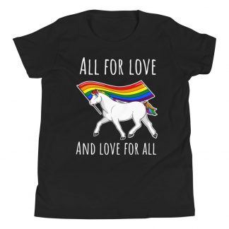 T-shirt “All for love and love for all” - Taille Enfant