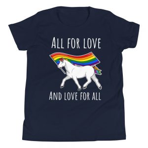 T-shirt “All for love and love for all” – Taille Enfant