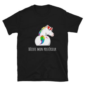 T-shirt « Bécote Mon Postérieur »