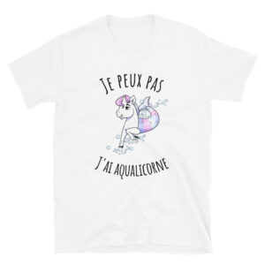 T-shirt "Je peux pas j'ai Aqualicorne"
